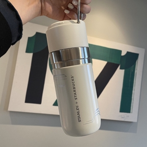 星巴克2021环保季杯子未来科技宇航员小熊炫彩太空马克玻璃保温杯1人