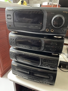 松下ch505x组合音响主机,卡座已卖,缺少一根排线,没有办