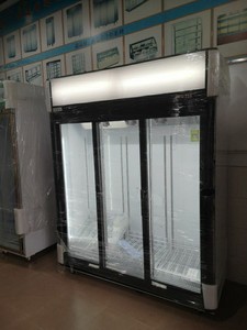 冰雪便利店推拉门商用三门饮料柜冰柜趟门3门冷饮展示柜冷柜商超