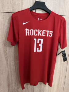 全新nba火箭哈登短袖球衣t恤,速干弹力聚酯纤维面料,印花耐_阿里巴巴