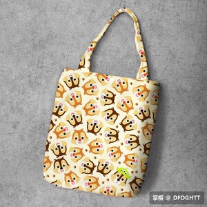 购物袋 奇奇和蒂蒂 chip and dale 帆布袋 手提袋单肩包 1 35x40c