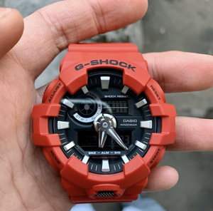 casio卡西欧g- -shock主题系列钢铁侠配色红色时尚