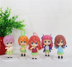 二次元公仔玩偶 五等分的花嫁动漫 q版5款可爱扭蛋机玩具手办