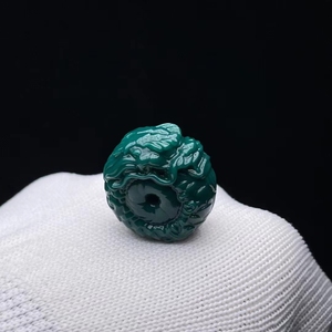 极品二代绿松石龙扣配珠百香籽猴头金刚星月菩提手串手链文玩配饰