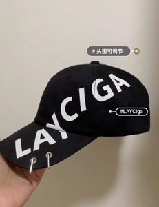 Layciga张艺兴礼盒鸭舌帽白色字帽 全新未拆封 原天猫旗