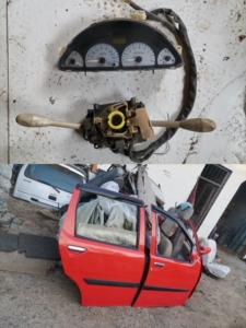 哈飞路宝拆车件车门,仪表盘 大灯雨刮开关!