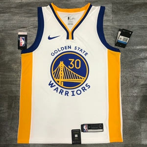 斯蒂芬-库里 30号白色主场限定球衣 nba勇士队球迷版热压_阿里巴巴找