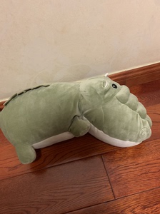 名创优品miniso 21寸鳄鱼毛绒公仔(绿色) 可爱毛绒玩