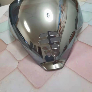 icon鬼面头盔镜片,电镀银色