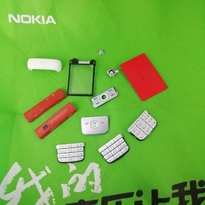 诺基亚5700白红原装外壳 手机配件零件