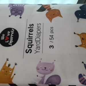 松鼠乐园纸尿裤3号54片