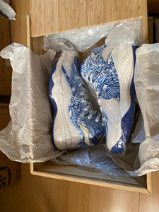 全新李宁青萦 青花瓷 篮球鞋41