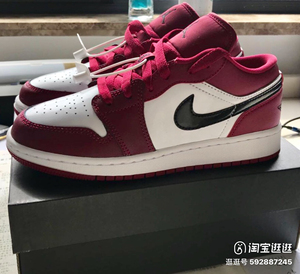 air jordan low aj1酒红脚趾芝加哥男鞋女鞋低