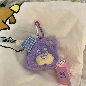 neonmoon零钱包毛绒晚安泰迪熊