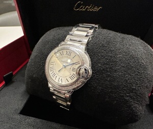 卡地亚蓝气球女表,28mm,带钻,全新全套,3月19出专柜,_阿里巴巴找货
