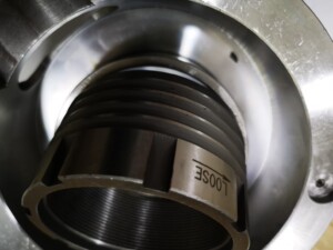 津上走心机车床325 主轴无导套加螺母产品加工用不上