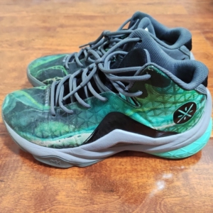 李宁队尚4绿巫毒41码韦德之道.