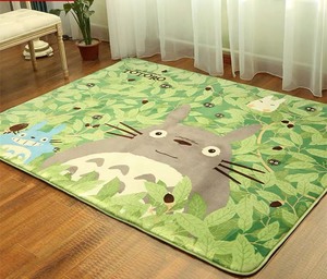 卡通地毯1.9米乘2.4的龙猫加厚防滑地垫地毯爬行垫，卧室客