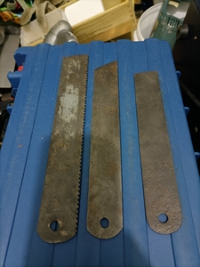 老式油钢锯条,老锯条,老工具,老物件,三个一共60元,品相如