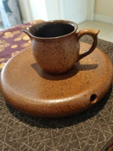 前墅古龙窑(吴永兵)柴烧壶承800元(已售)