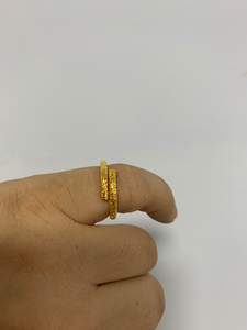 周大福足金金箍棒活口戒指,5.79克,全新,电子保单,克价4