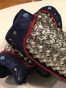 仁煜堂 护腕 锦衣卫飞鱼服淬火山明代山文甲甲胄汉服护臂护腕