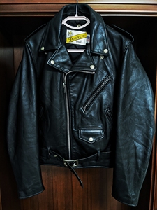 schott 肖特 618 黑色牛皮机车皮衣