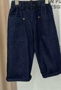 11even小11前面大口袋设计牛仔裤