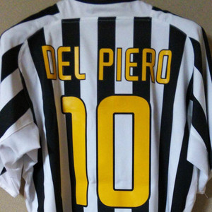 【尤文图斯】主场球衣xl德尔皮耶罗0122耐克vintage