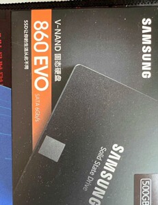 三星860EVO 250g固态硬盘，全新带包装，500g，1