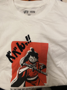 优衣库联名t恤海贼王