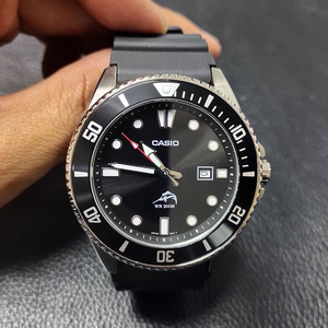 卡西欧casio剑鱼男士mtd1079d防水耐磨树脂表带夜光