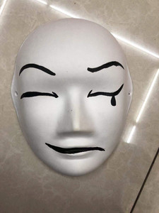 【白无相 悲喜面】悲喜面, 19.8包邮,面具松紧带,cos