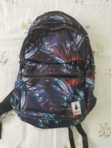 正品匡威converse鸡年限定双肩包男女青年羽毛样纹印花大