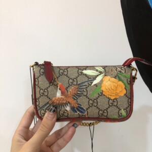 古驰gucci花鸟麻将包 全新麻将包
