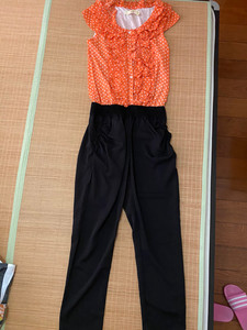 连体裤女夏 S码 显瘦显高 颜色特别 时尚橘色 女装 夏