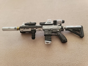 蛋蛋印钞机淘宝软蛋玩具14逆牙螺纹消音hk416slr火帽19套管直插消音