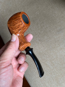 日本早船雅人烟斗,全新 ,17年作品 ,袋装.长13.5