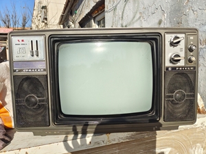 14寸老品牌上海飞跃黑白电视接收机,现底价出售,有喜欢的老板