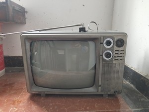 80年代怀旧电视机,金星牌黑白老电视机,17寸,淘汰之后没再