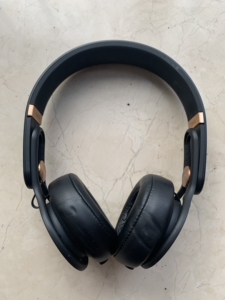 beats mixr降噪耳机头戴式头带黑金色主动有线魔音魔声