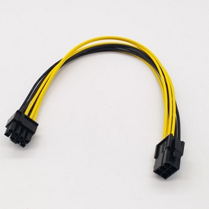 显卡供电线8pin转6pin 电脑主机6p转8p电源线30厘