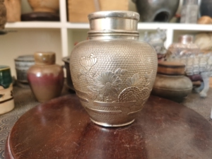 回流锡器 日本锡罐 老锡罐