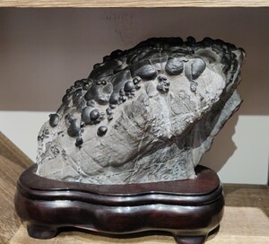 灵璧石珍珠金蟾