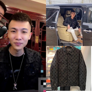 快手网红苏6同款翻领外套男社会精神小伙春季潮牌修身夹克上衣男