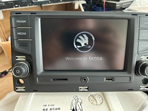 斯柯达速派280b主机，刷了斯柯达系统。速派车型图标。开模面