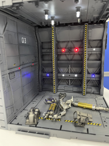 高达 地台 格纳库 带灯 可放fw高达 mse高达