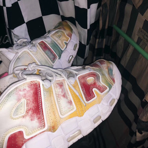 nike皮蓬大air扎染