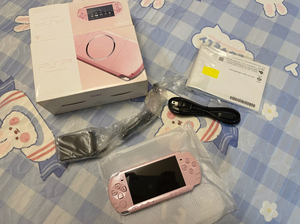 psp3000 粉色 樱花粉 日本海淘购入 自己收藏的