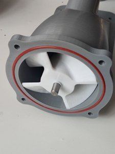 85mm泵喷推进器,用于冲浪板或者2米小船,3d打印,全部采